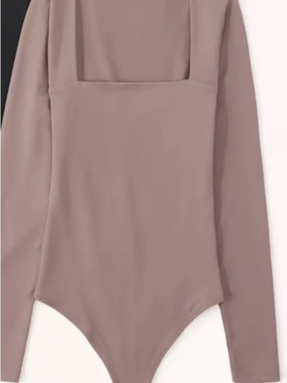 Abercrombie & Fitch Mauve Long Sleeve Bodysuit